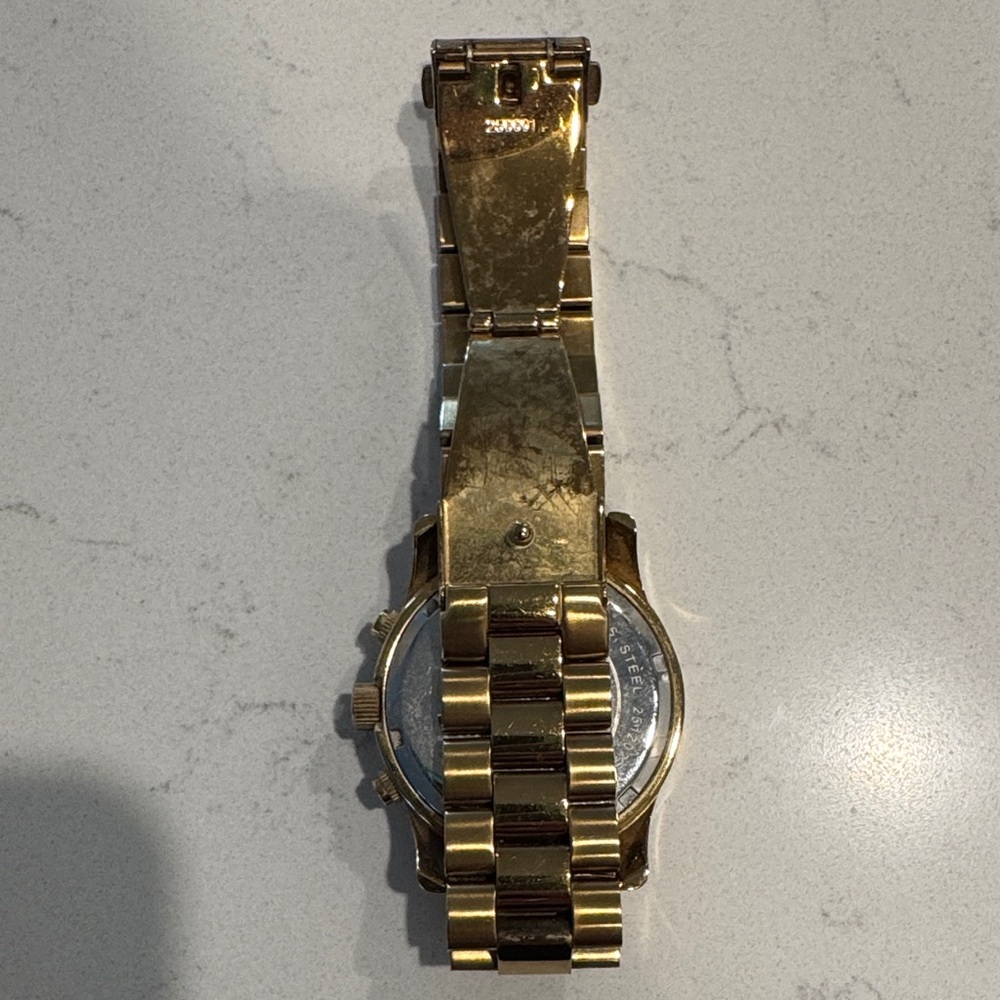 Michael Kors Gold Chronograph Watch - Picture 3 of 6